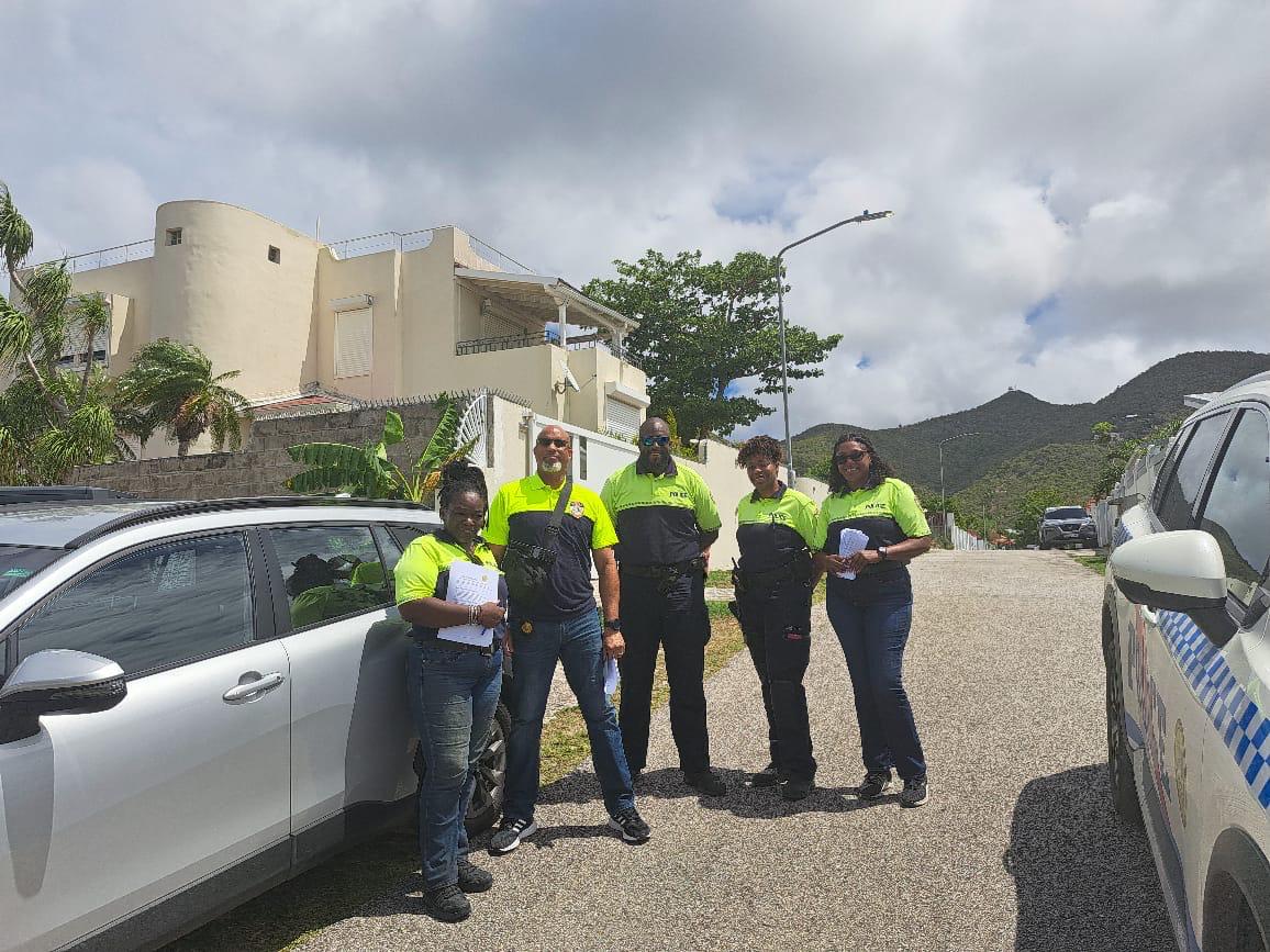 PSA members participating in a neighborhood community outreach initiative